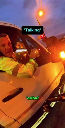 Biker unexpectedly surprise driver with something amazing, wait till end to find out what happens!😂