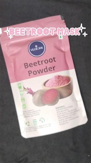 Beetroot Face Mask 🌸#homeremedies #skincare #shorts