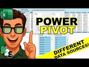 How to Use a Slicer to Update Multiple Pivot Tables -- From Different Data Sources!