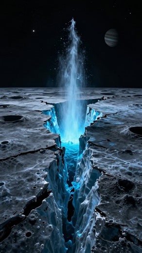 alien ocean on jupiter's moon... life in eternal darkness? #space #aliens #ocean