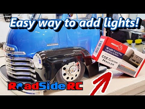 How to Install the Redcat LED light kit on the COE Custom Hauler