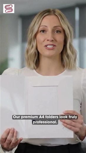 Loose Pages → Client-Ready in One Move | Marbig A4 Presentation Folder