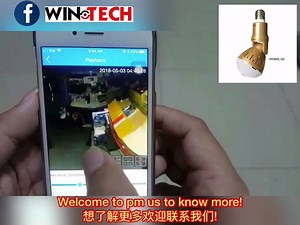 全景无线摄像机再度突破！ 全景星光炫彩灯泡2代一机可以替代4个不同角度的摄像头，可直接用原来灯泡型的灯坐直接供电，高清双夜视功能➕自动感应亮灯让无线摄像机全过程“早晚”都可以是全彩画面。 更酷的是自动模式功能，只要有人经过摄像机范围，摄像机会自动亮灯和录影全过程都是高清彩色录象，不但可以清楚录影还可以“减低犯案”的机会，加上时尚灯泡的外观设计，更佳达到自然隐藏的效果。 配套有提供E27灯泡型灯坐，我们也提供了视频教学让您轻松安装，操作简单，随时随地，想看就看。让灯泡来帮你管家，店，宠物等等，人在国外也不在担心啦。 以下视频都是实拍效果无剪辑，欢迎分享我们的视频，希望可以帮到您身边有需要的朋友们哦！谢谢😀 想了解更多欢迎联系直接inbox or Pm 我们：Pm VR360L Gen2 Whatsapp / Wechat / Call: Winson Lim www.wasap.my/+6016-2636460/ William Lim www.wasap.my/+60122080308/ #VR360 #自然隐藏摄像机 #VR360LGen2 | Wintech