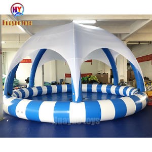 [Hot Item] 7.5*5m Waterproof Swimming Pool Cover Dome Tent Tarpaulin PVC Inflatable Pool Tent