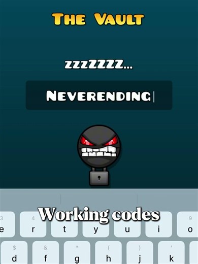 The vault codes #geometrydash #gd #gdupdate