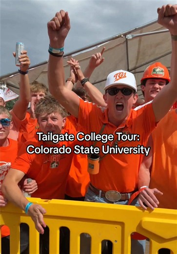 CSU gave a masterclass in tailgating. Same time next week? #csu #colorado #tailgating #football