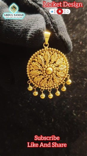Gold Locket Design || Trending Gold Pendant #new #gold #jewellery #shorts #reel