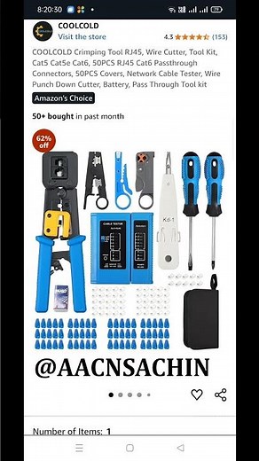 🧰 Best Network Toolkit for Beginners & Pros | COOLCOLD RJ45 Crimping Tool Kit Review 🔧