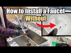 How to Install a Kitchen Faucet - Easy DIY Step-by-Step