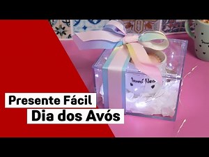 Presente fácil e barato pro Dia dos avós