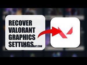 How To Recover Valorant Graphics Settings 2025 (QUICK FIX)