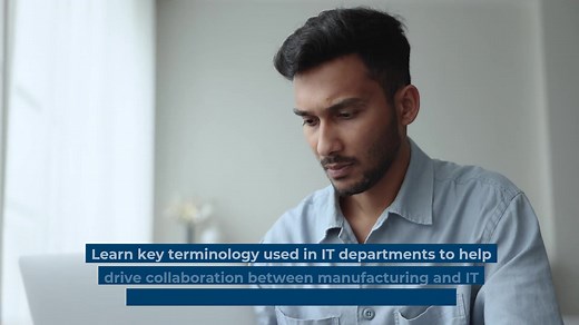 The ISA-95/IEC 62264 Enterprise-Control System Integration certificate program provides an overview of the ISA-95/IEC 62264 standards framework, as well as the knowledge needed to define business activities and the flow of information between flexible shop-floor execution systems and sophisticated enterprise planning (ERP) systems. This program also covers key terminology used in IT departments to help drive effective collaboration between manufacturing personnel and IT personnel working on inte
