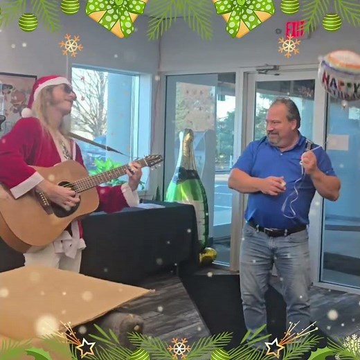 Holiday singing telegrams near me! #holidaysingingtelegram #ChristmasPartyEntertainment