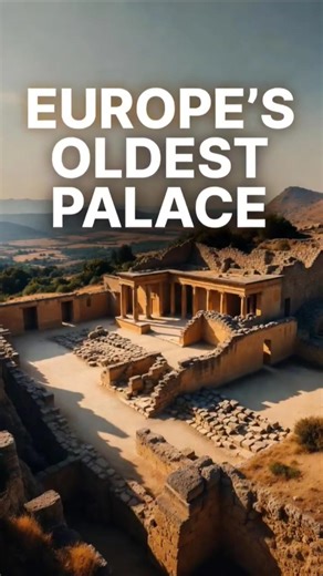 Europe’s Oldest Palace | Palace of Knossos Explained | Ancient History Short #shorts #oldest #palace