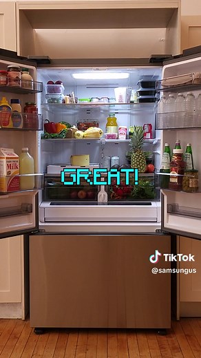 MEGA CAPACITY Gaming with Samsung 3-Door French Door Refrigerator