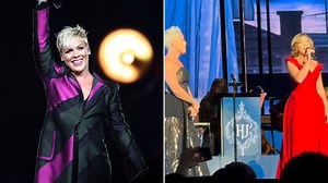 Pink's daughter steals the show