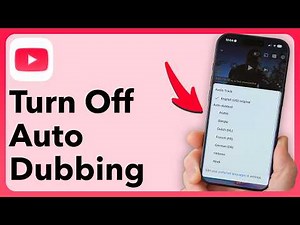 How To Turn Off Auto Dubbing On YouTube