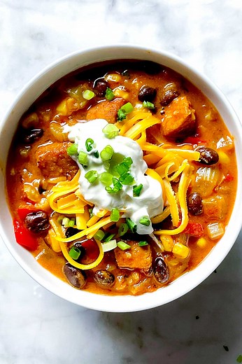 Deer Valley's Famous Turkey Chili | foodiecrush.com