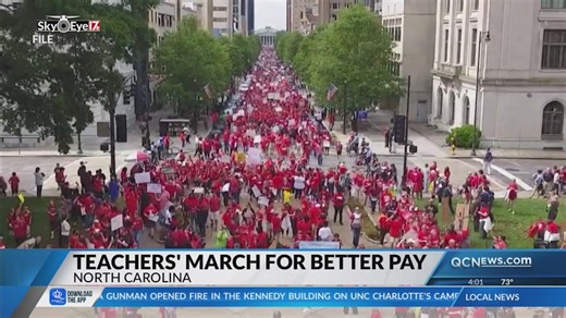 Teachers in North Carolina to march for better pay