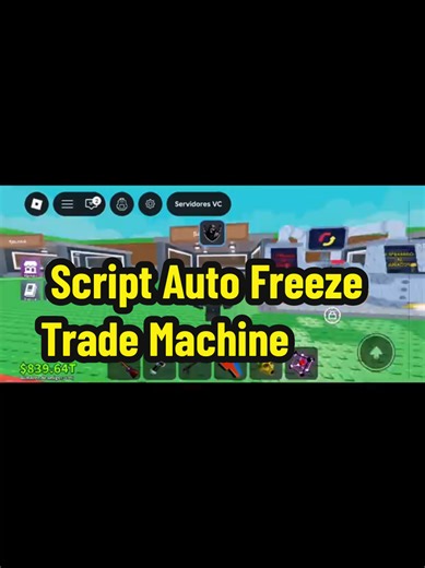 Script Auto Freeze Trade Machine #scripts #Fpy #Robaunbrainrot #Tips