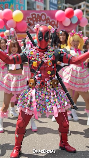 Deadpool goes wild in Japan 😂🇯🇵 #Deadpool #Japan #Funny