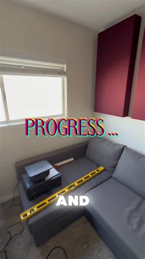John Hunter Acoustics, Inc. | Studio Install Progress Here’s what we’ve done so far on this install. We’ve got the wall panels mounted, the custom triangle bass trap is... | Instagram