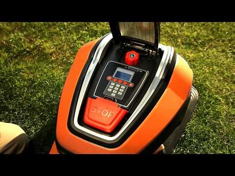Flymo Robotic Lawnmower 1200R - Lawnmower start-up