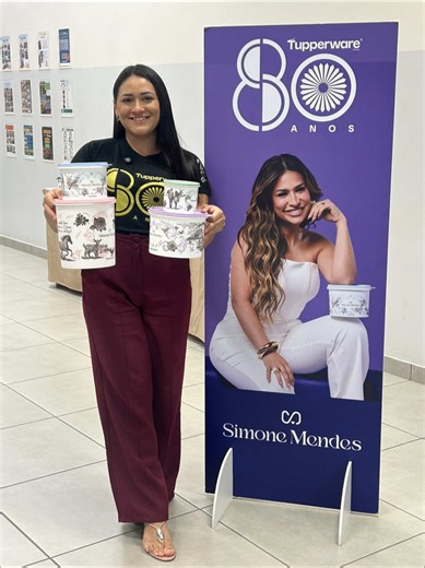 A coleção *De Volta às Origens* nasce do encontro de dois *ícones*: *Simone Mendes e Tupperware®️*. #tupperware