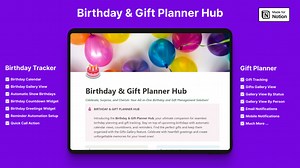 Birthday & Gift Planner Hub