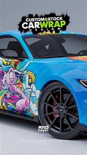 «Unicorn Strike» - Custom & Stock CARWRAP Design by MadPoint