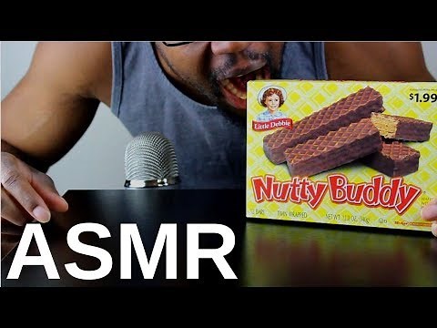 ASMR EATING NUTTY BUDDY BARS NO TALKING ( crunchy mouth sounds ) | ASMR TY