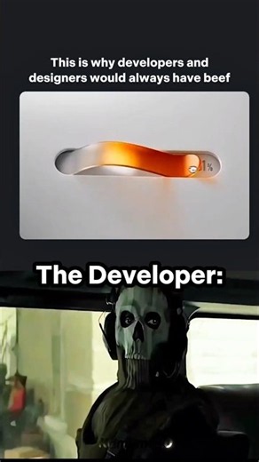 Developer vs Desiner 💀