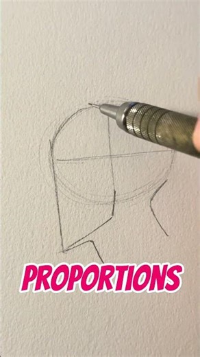 THINK of ovel shape to draw head || Jmarron