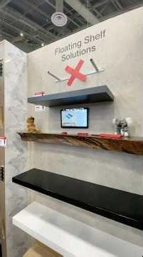 Fastest-Easiest Way To Install Floating Shelves! #carpentry #diy #homedesign #tools