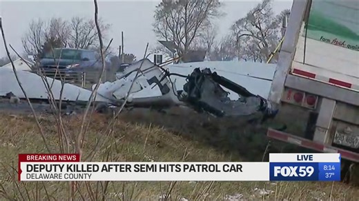 UPDATE: Delaware County deputy killed in crash on I-69