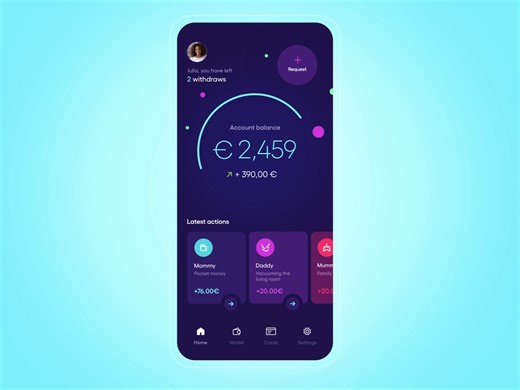 Kiddy bank - fintech app for the kiddos