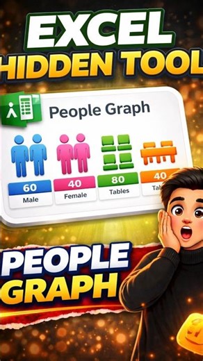 Excel’s Hidden People Graph Tool! 🚀