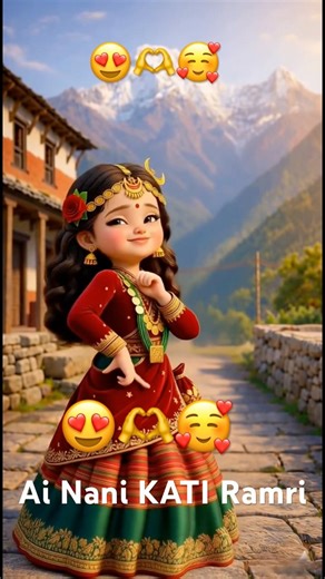 Kati ramri Ai generator video #shorts #ai #dance