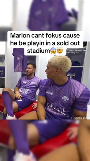 Marlon cant focus because of sold out arena in quatar #marlon #clips #streamer #soldout