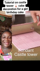 43K views · 296 reactions | Tutorial on castle tower  cake decoration for a girl birthday cake | Irresistiblecake joybunmi | Facebook