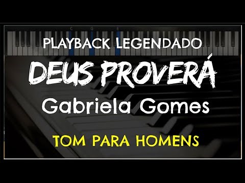 🎤 Deus Proverá (PLAYBACK LEGENDADO - TOM MASCULINO) Gabriela Gomes, by Niel Nascimento