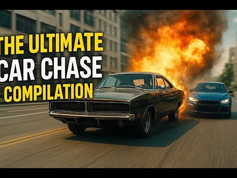The Ultimate Car Chase Scene Compilation – High-Speed Mayhem!