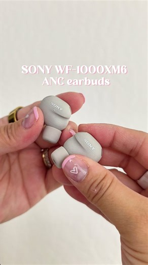 Jenny Kim on Instagram: "SONY really entered the chat with the WF-1000XM6 earbuds in Platinum Silver 😮‍💨✨ Sleek, minimal, and packed with serious tech: ✨ Industry-leading ANC (Active Noise Cancellation) for total focus ✨ Rich, detailed sound + deep bass in a compact earbud ✨ All-day battery life with the charging case ✨ Crystal-clear call quality for work, errands, and mom life ✨ Premium Platinum Silver finish that looks as good as it sounds #earbud #SONY #GiftFromSony"