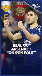433K views · 4.2K reactions | Après la qualification du PSG contre Aston Villa, Hakimi a été interrogé sur sa préférence en demi-finale de Ligue des champions. Real ou Arsenal ? | RMC Sport | Facebook