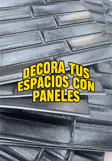 Transformar espacios nunca fue tan fácil 🌟✨ Descubre cómo los paneles autoadhesivos pueden llevar tu decoración al siguiente nivel. Desde diseños modernos hasta acabados cálidos, ¡deja volar la creatividad y haz de tu hogar un lugar único! 🏡💛 #Decoración #Hogar #DIY #panelesautoadhesivos
