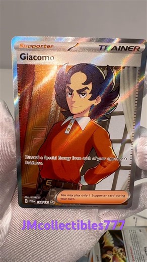 I PULLED a Pokémon TRAINER from prismatic evolutions ￼#pokemoncards #boosterpack #cardpacks #tcg