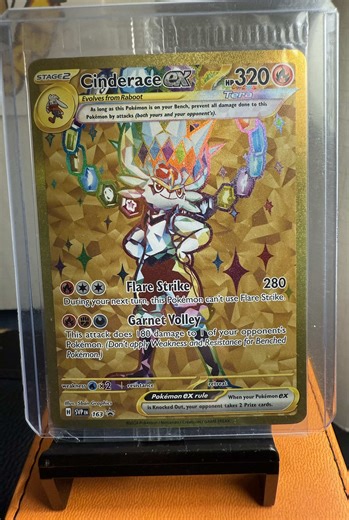 Cinderace ex - SVP 163 - SEALED Stellar Crown UPC Black Star Promo Pokemon Card #fypシ゚viral #reels #shorts