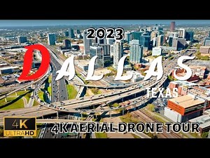 Dallas, Texas, USA 🇺🇸 in 4K ULTRA HD 60FPS |Aerial Drone Tour