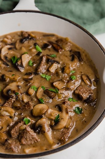Gluten-Free Beef Stroganoff