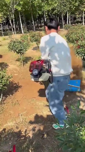 This Mini Hand Tiller Makes Soil Prep Effortless! 🌱 #Shorts